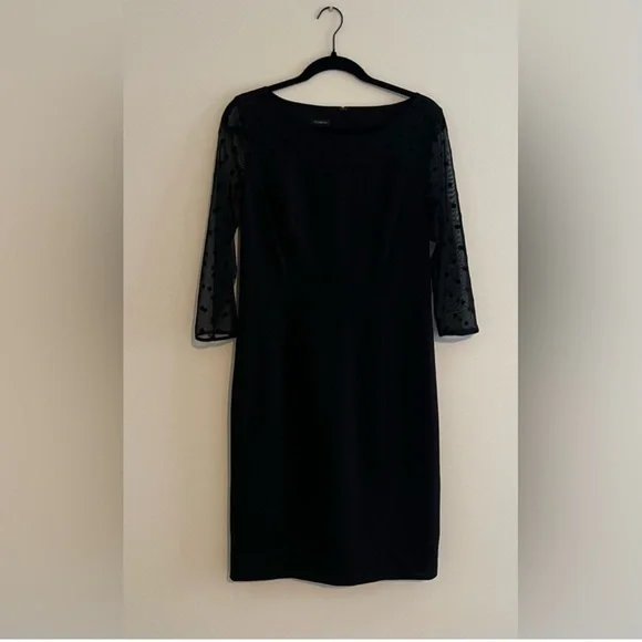 Talbots - Black Polka Dot Dress - Size 6 - Picture 1 of 9